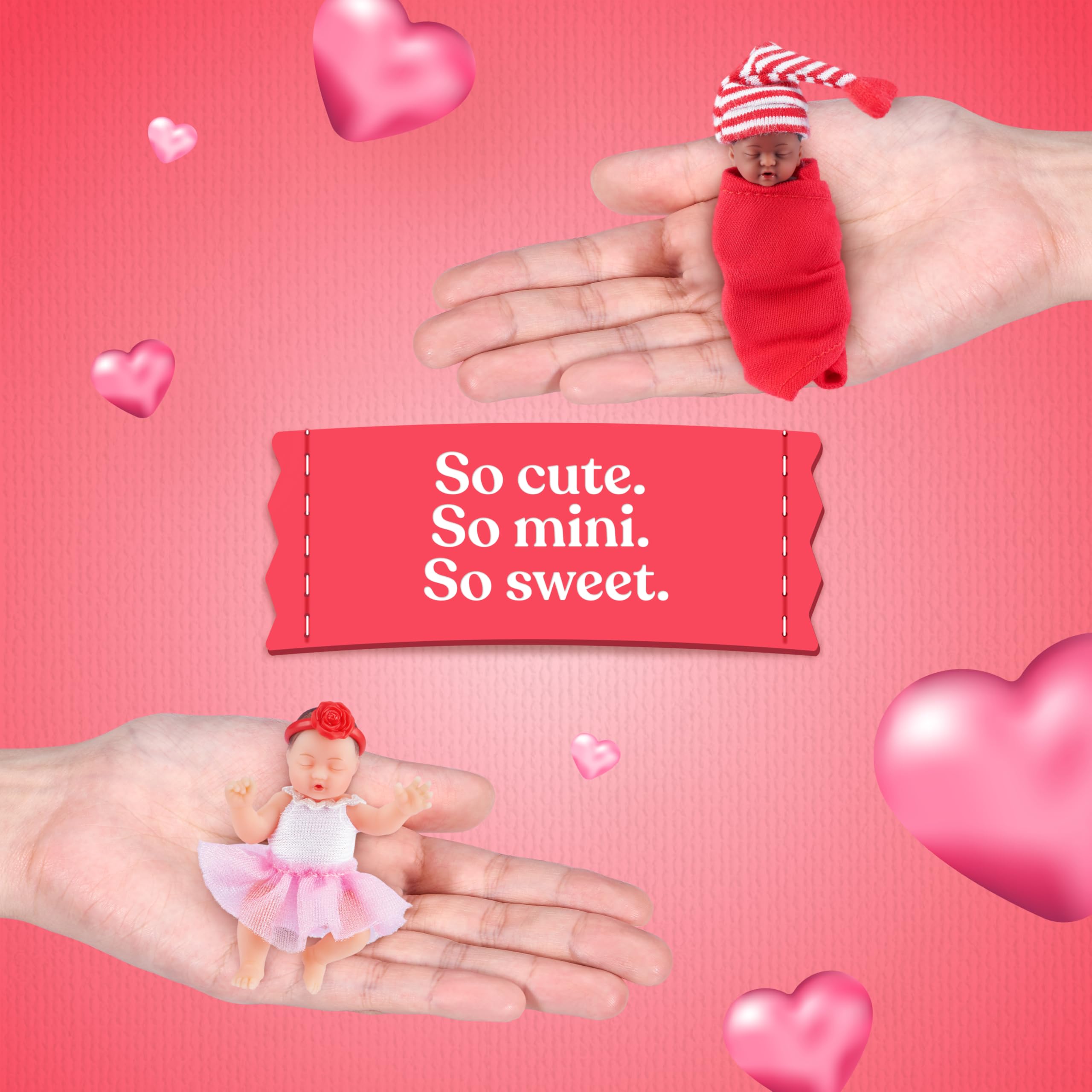 Zuru My Mini Baby Sweet Hearts Series 1 bambola mini 2 pack misteriosa