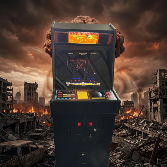 Arcade Story Leggende Arcade Missile Command cabinato trackball