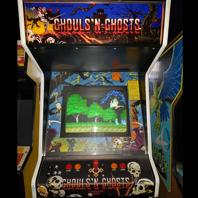 Arcade Story Arcade Ghouls'N Ghosts Cabinato Capcom