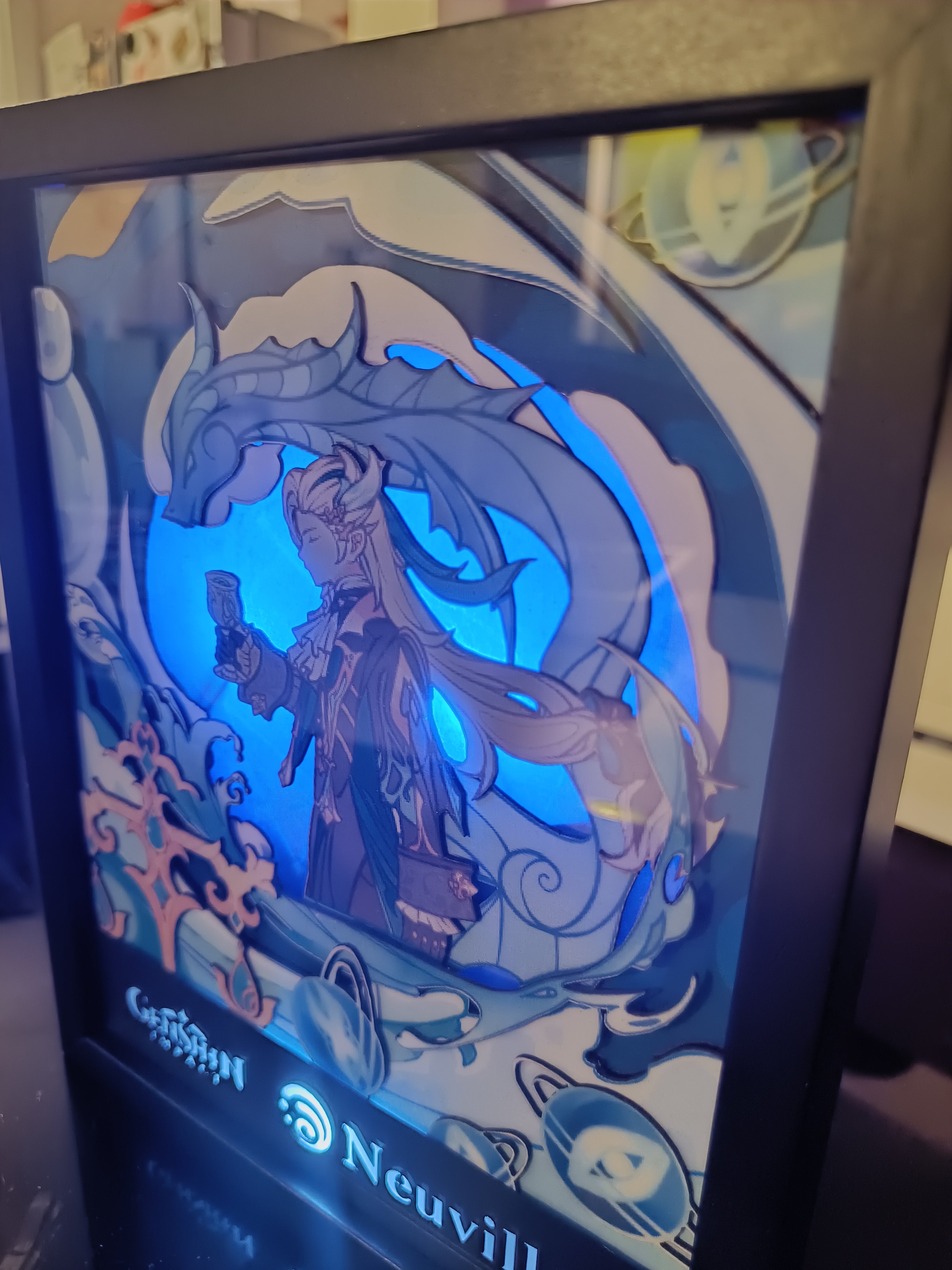 L'Atelier di Zelda Mondi di Luce Neuvillette lightbox Genshin acqua