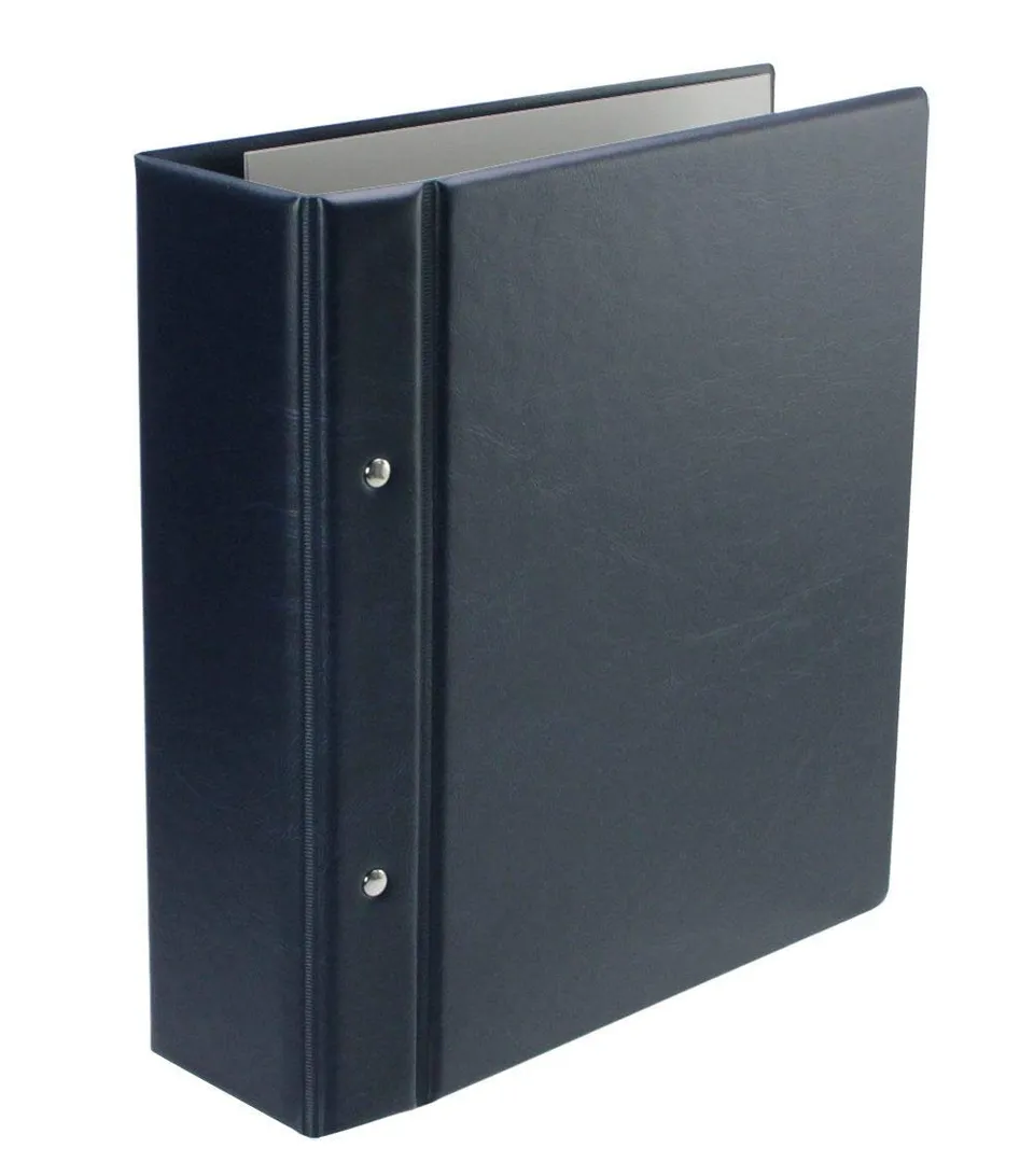 SAFE 7890 Compact album monete blu 4 anelli senza fogli