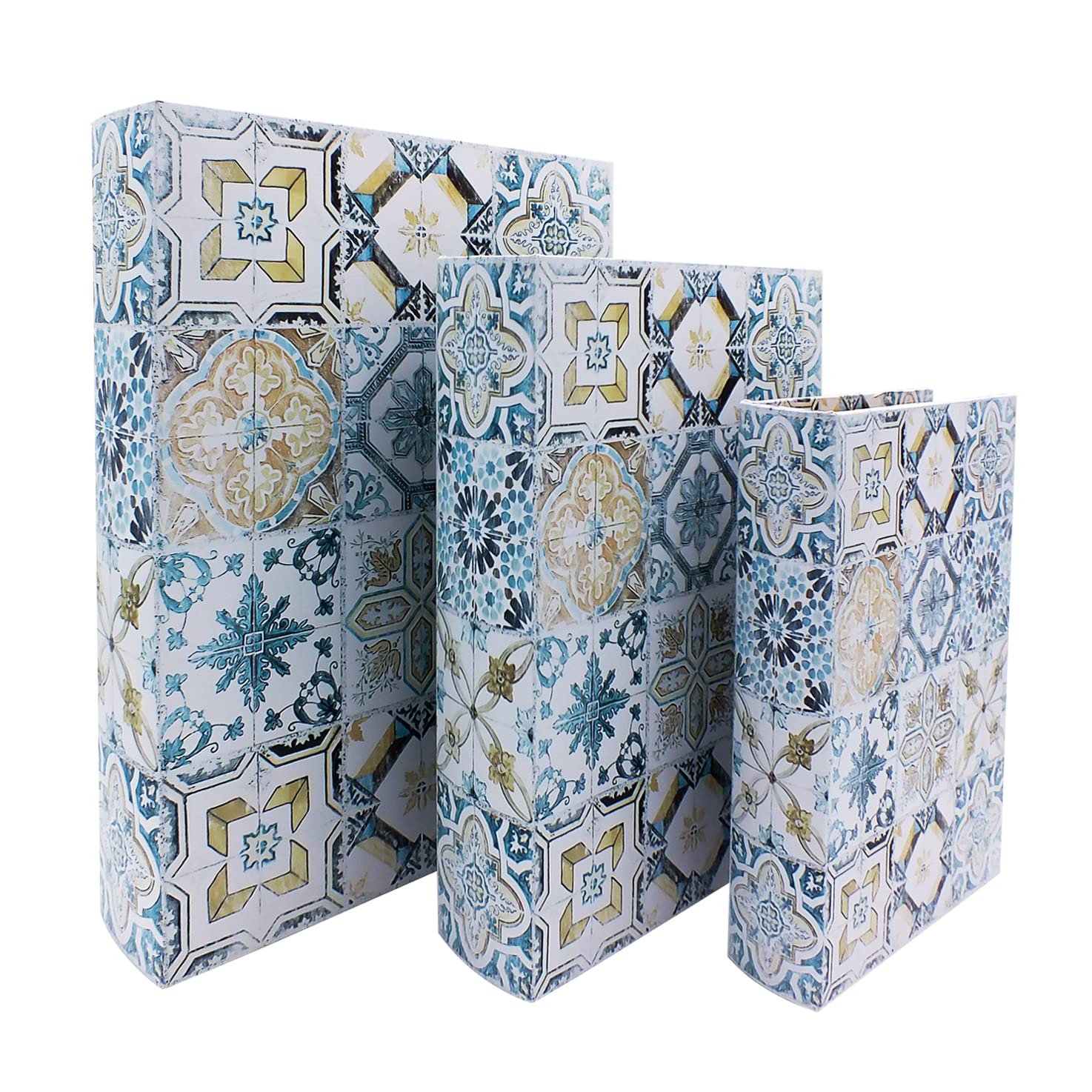 Safe Scatola Libro Moresco Chiaro Media in Legno