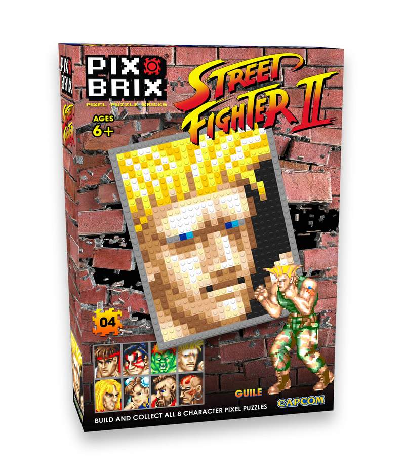 Arcade Story Guile Street Fighter 2 pixel puzzle 768 pezzi