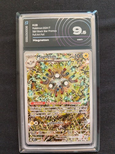 TS Collezionismo Pokémon Magneton Promo #159 carta gradata 9.5