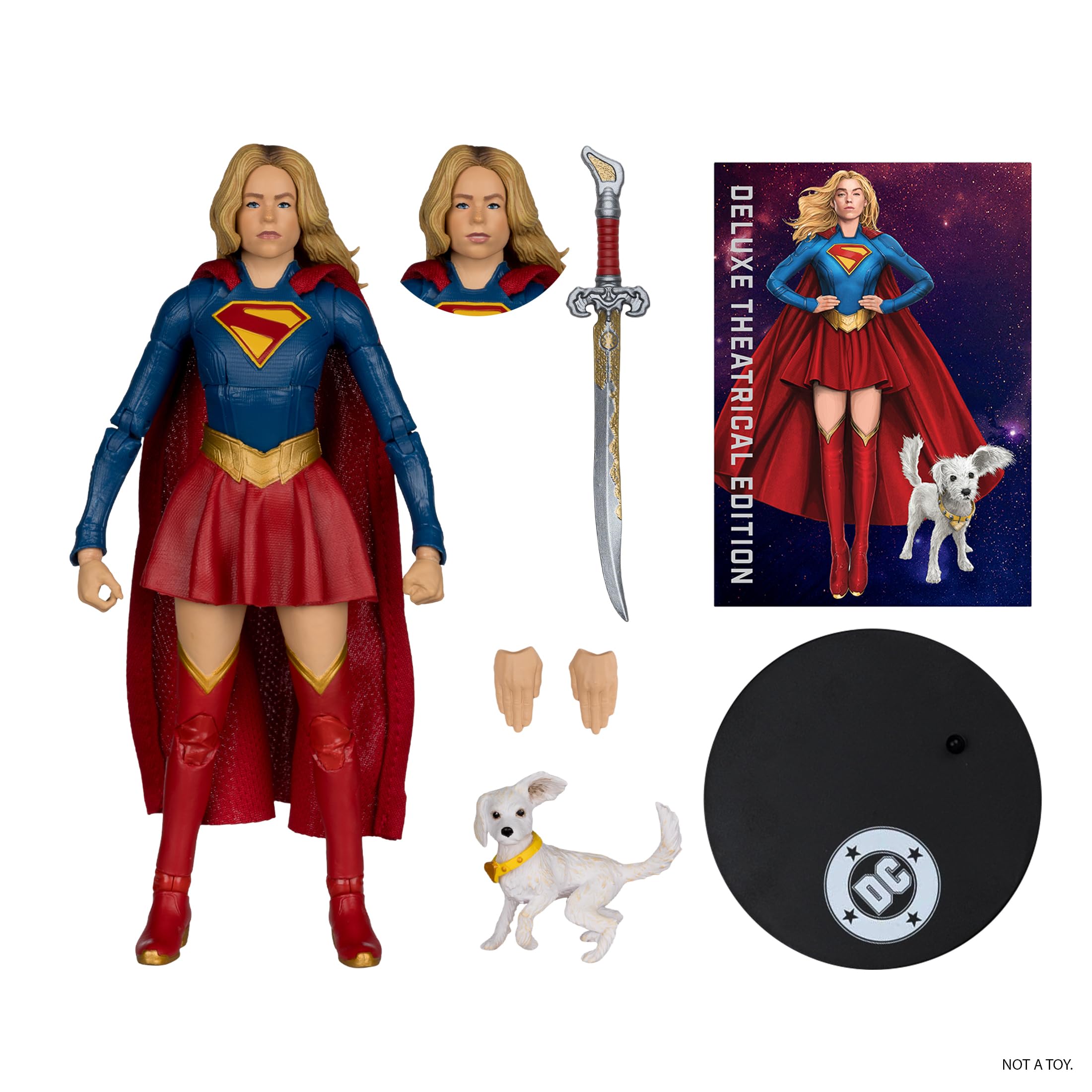 McFarlane Supergirl Movie Supergirl Krypto action figure 18 cm