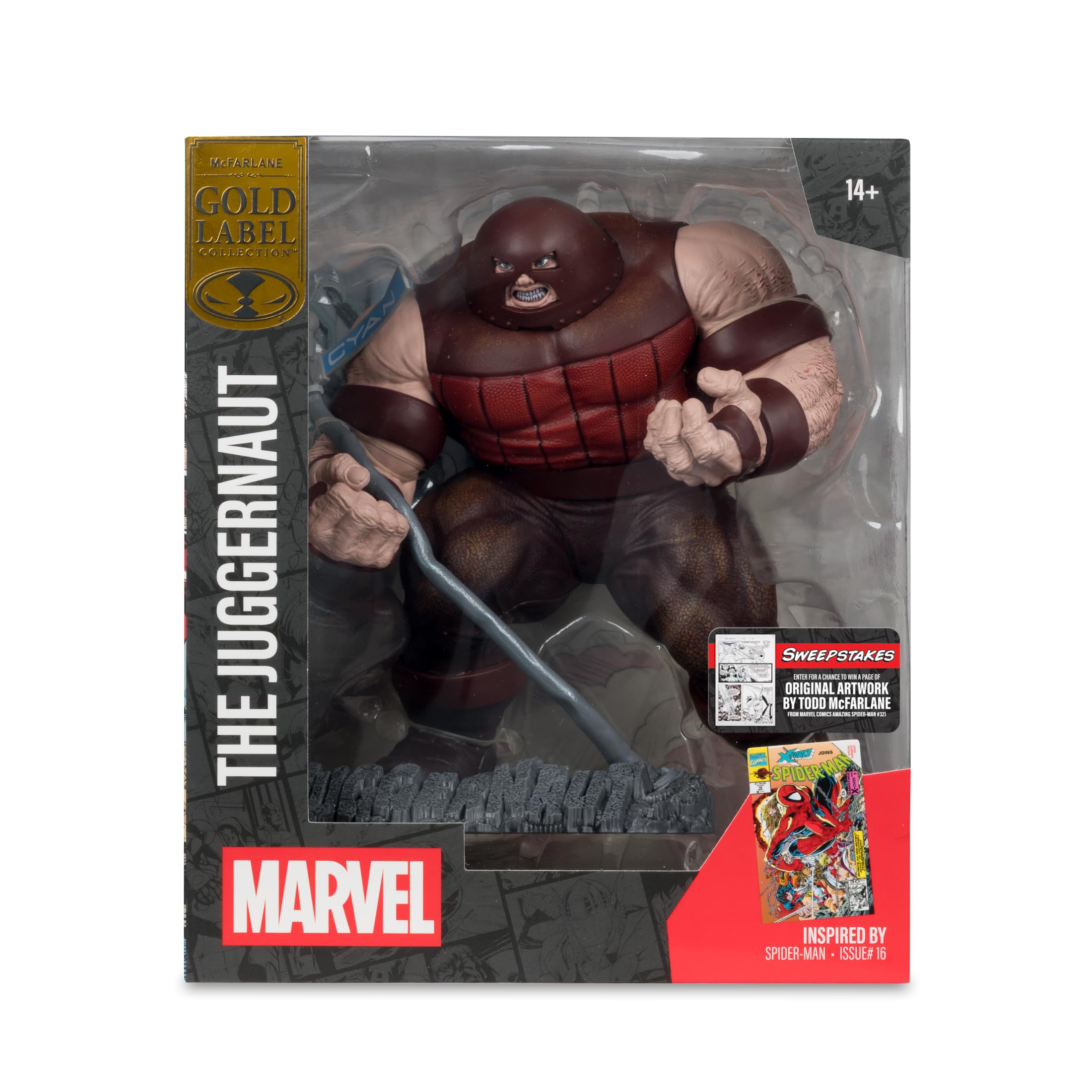 McFarlane Marvel Juggernaut 1:10 action figure Gold Label con scena