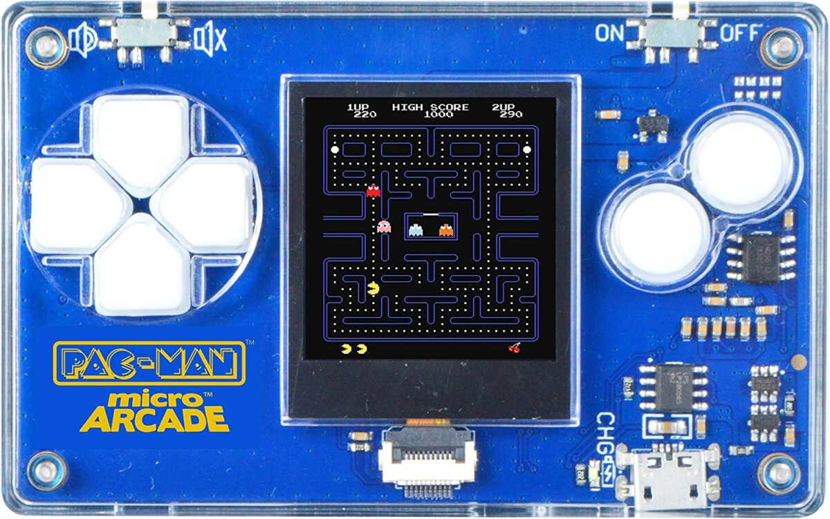 Arcade Story Micro Arcade gioco tascabile Tetris Pac-Man