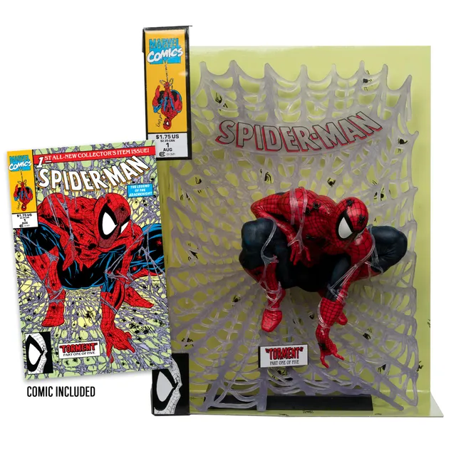 McFarlane Marvel Spider-Man 1:6 figure Spider-Man #1 fumetto