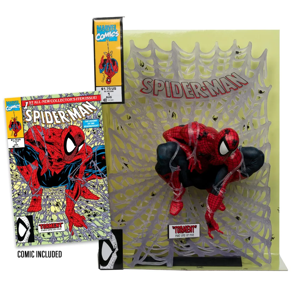 McFarlane Marvel Spider-Man 1:6 figure Spider-Man #1 fumetto