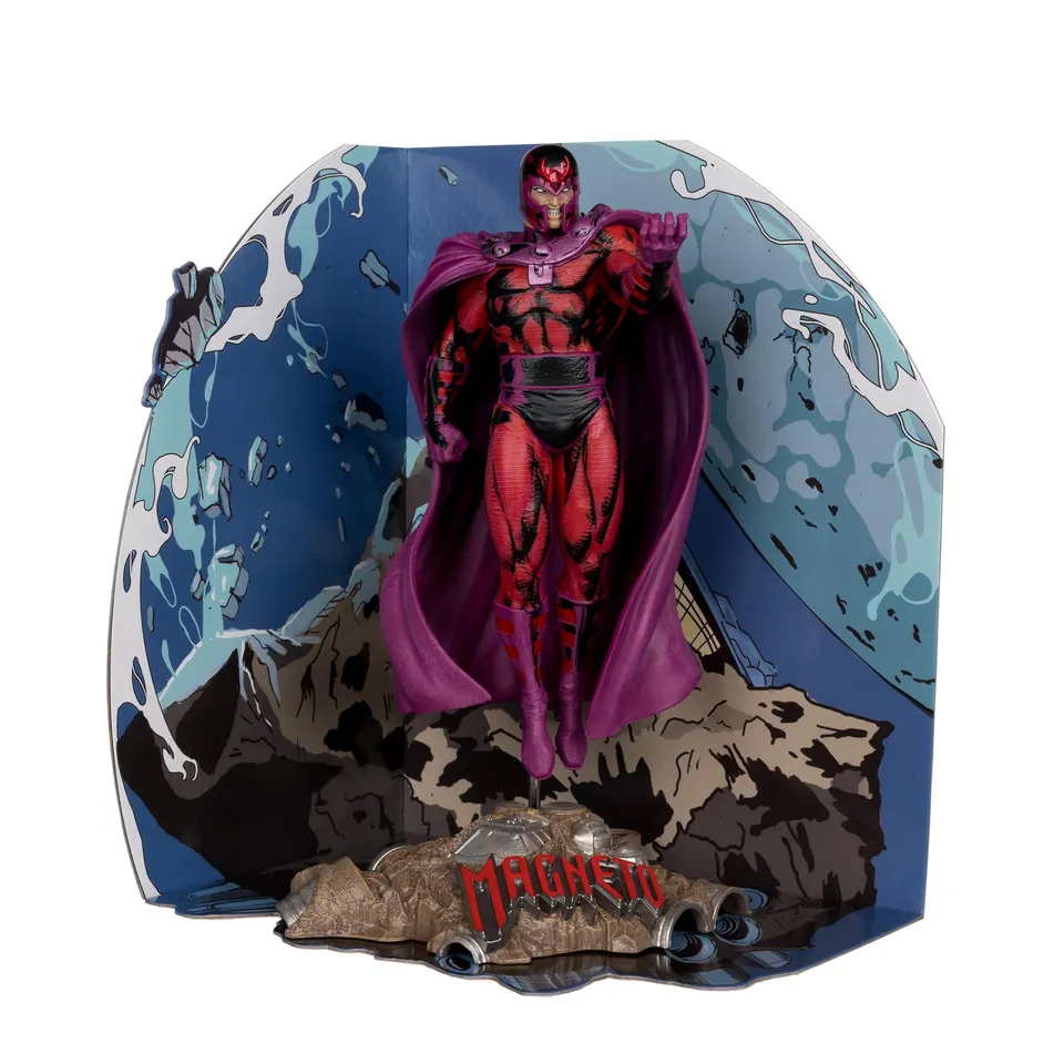 McFarlane Marvel Magneto X-Men #1 statuetta 1:10 con scena