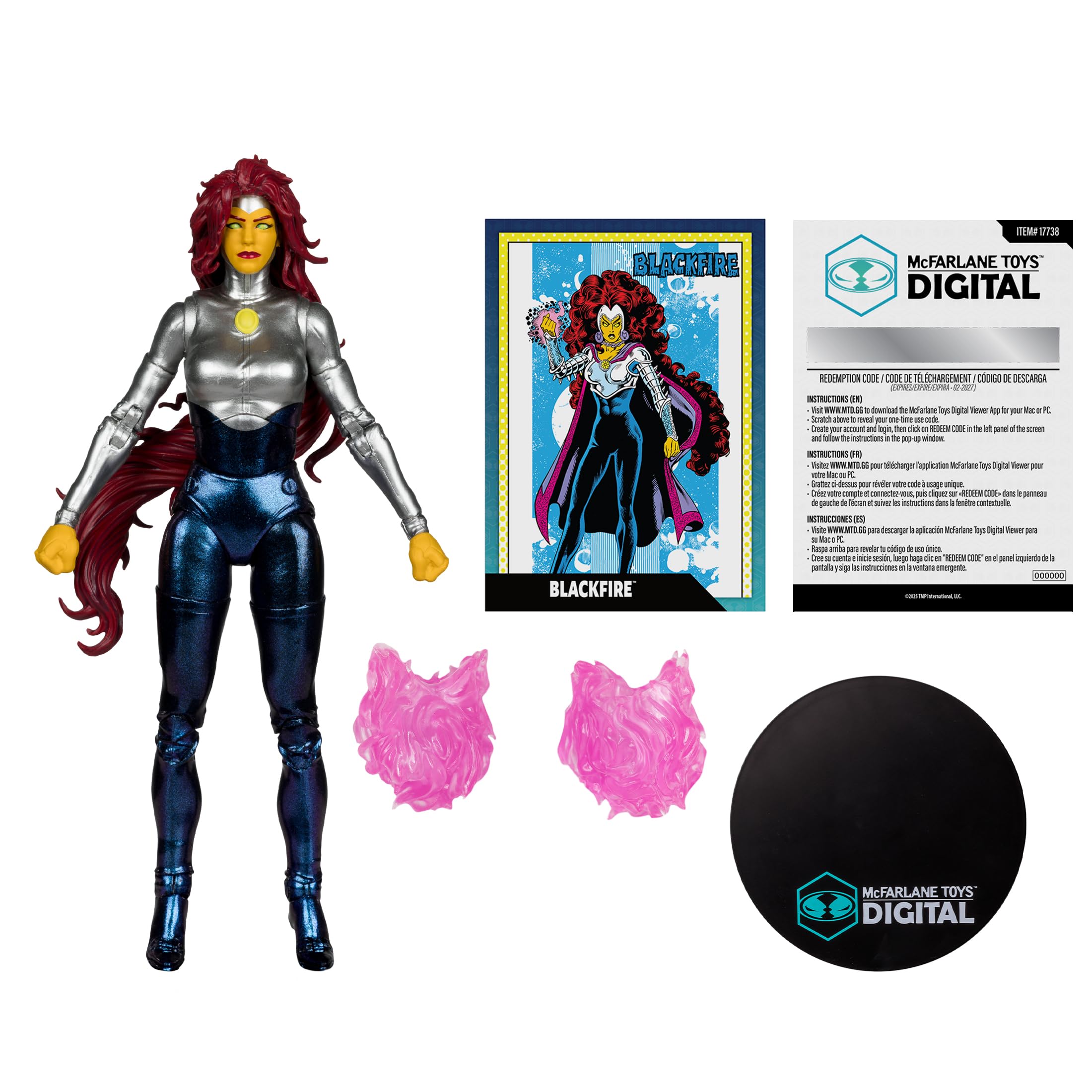 McFarlane DC Direct Blackfire Action Figure 18 cm Teen Titans