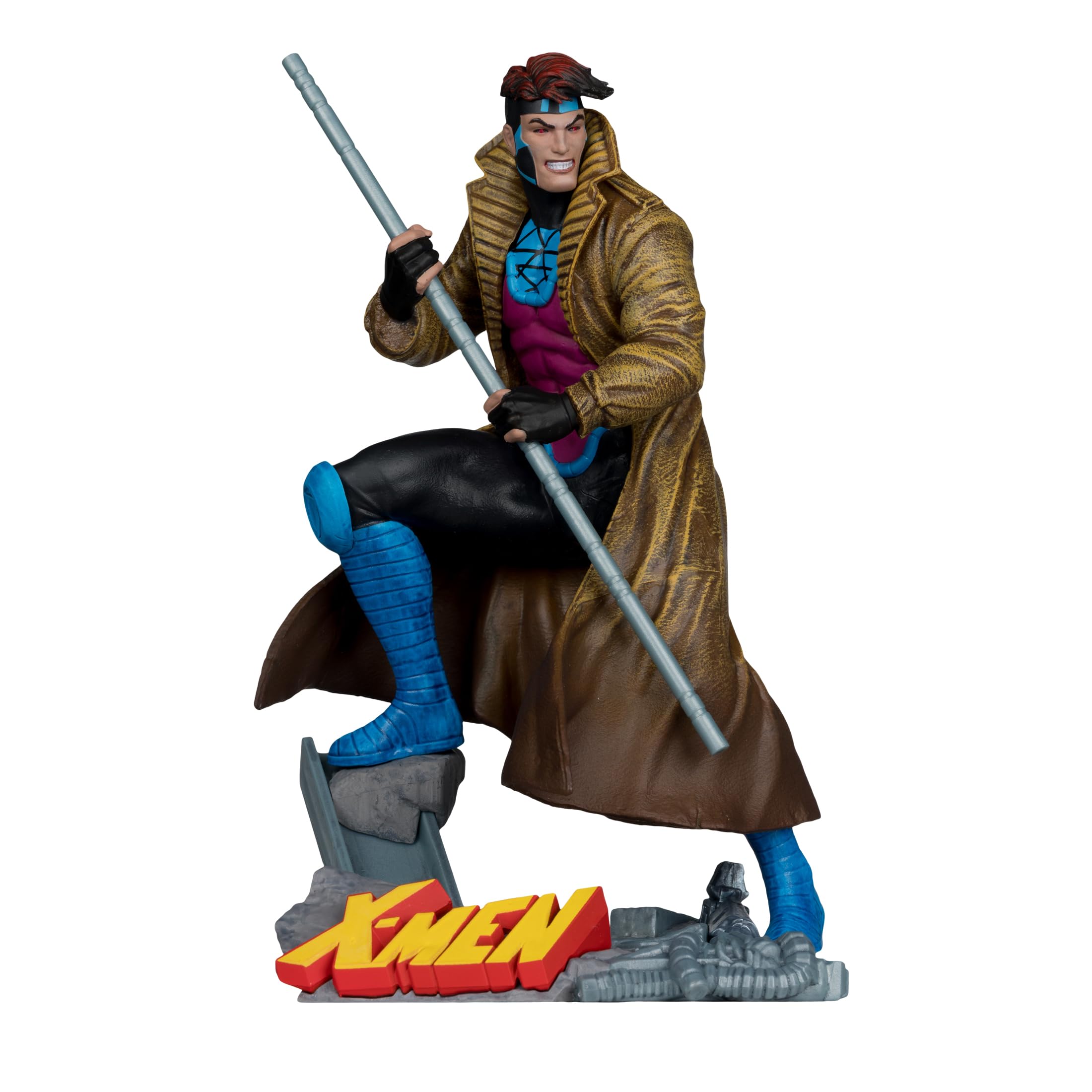 McFarlane Marvel Gambit statua 1:10 scena X-Men #1 con base