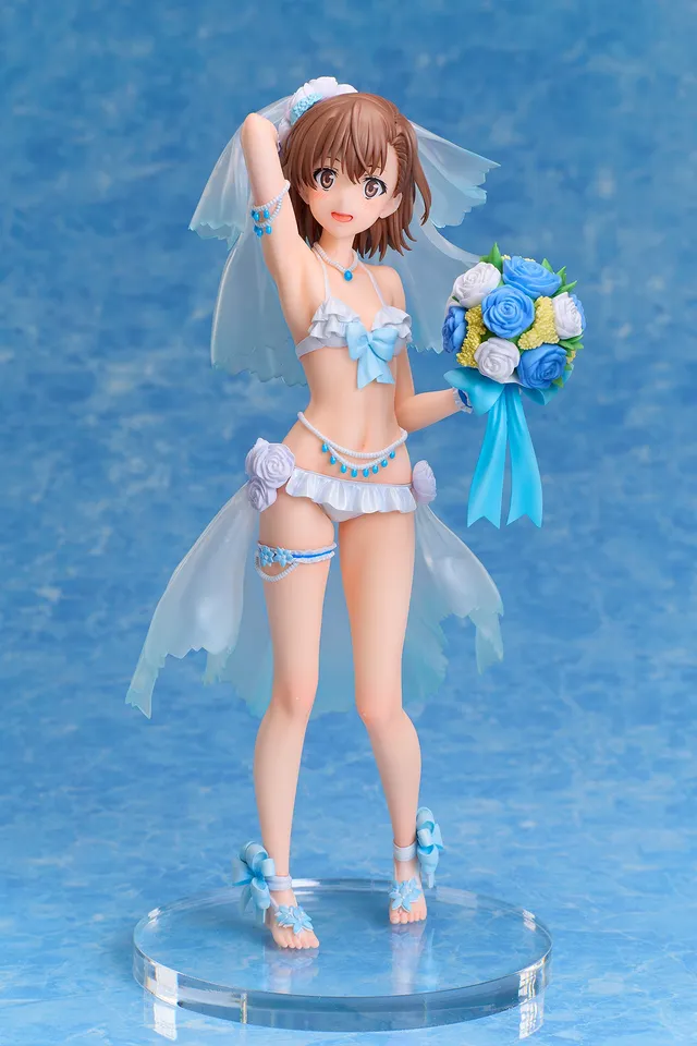 A Dimension Misaka Mikoto Wedding Swimsuit 1/7 figure 24,5 cm PVC