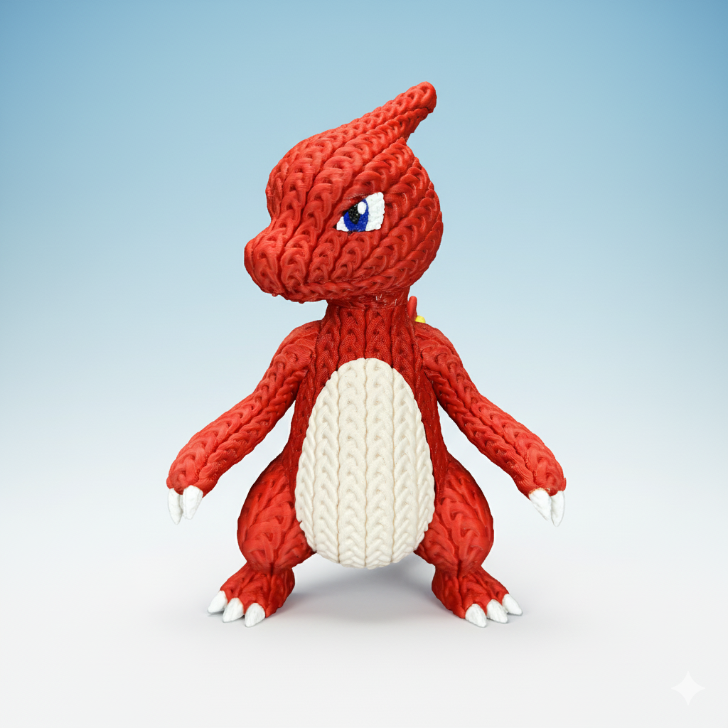L'Atelier di Zelda Stampe Incantate Charmeleon statuina Small
