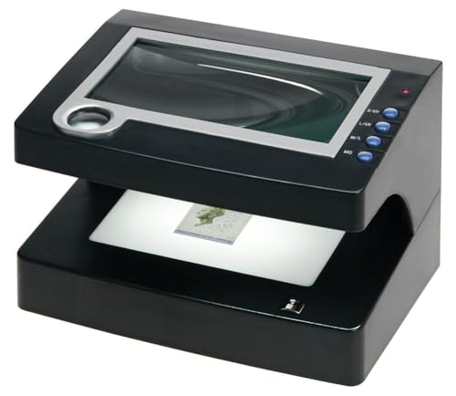 Safe Philalux tester francobolli e banconote UV con lente 12x