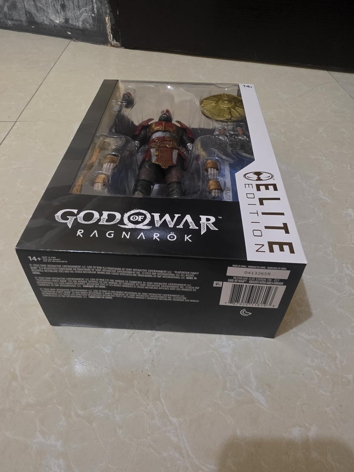McFarlane Kratos Ares Armor action figure 18 cm Elite