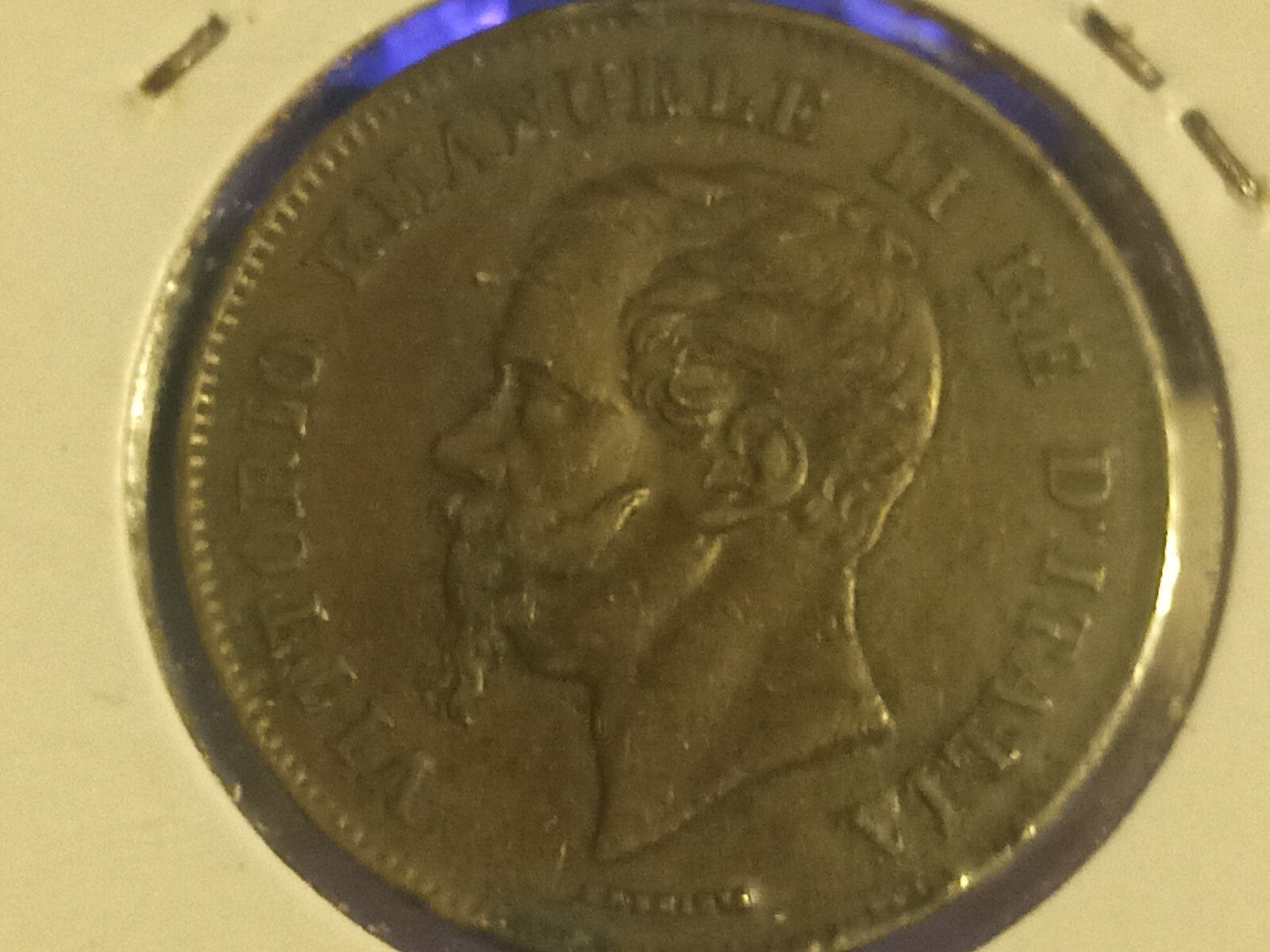 TS Collezionismo Numismatica Moneta 5 Centesimi 1867 BB rame