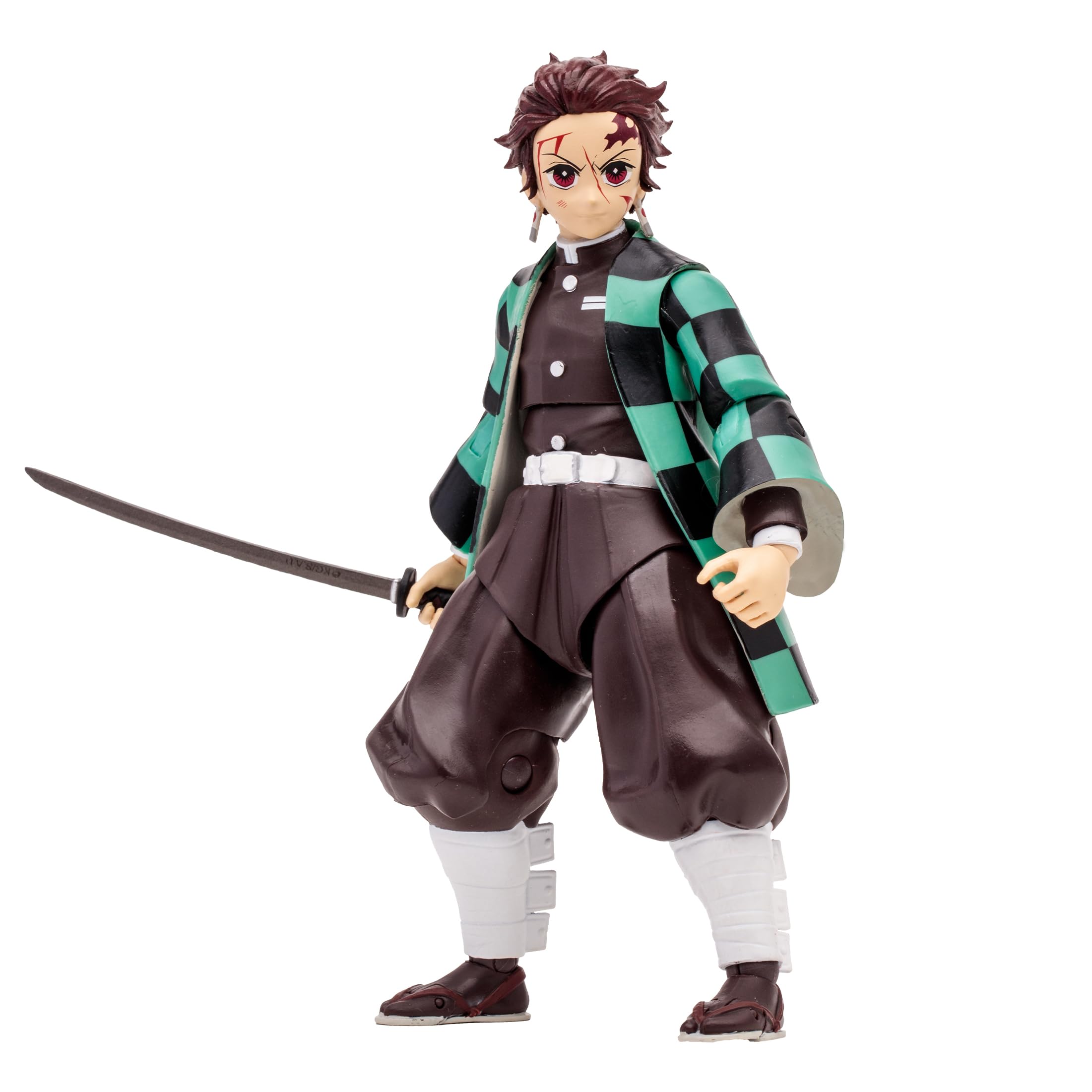McFarlane Demon Slayer WV3 Tanjiro Kamado figura 7" battaglia Rui