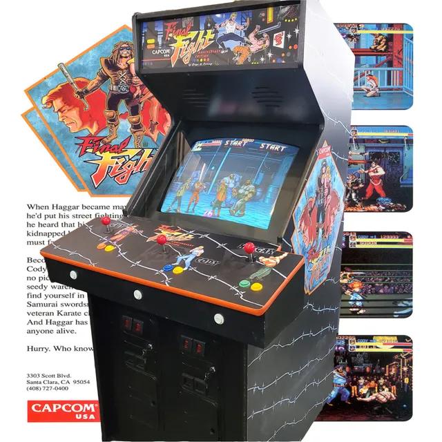 Arcade Story Picchiaduro Final Fight cabinato arcade da collezione