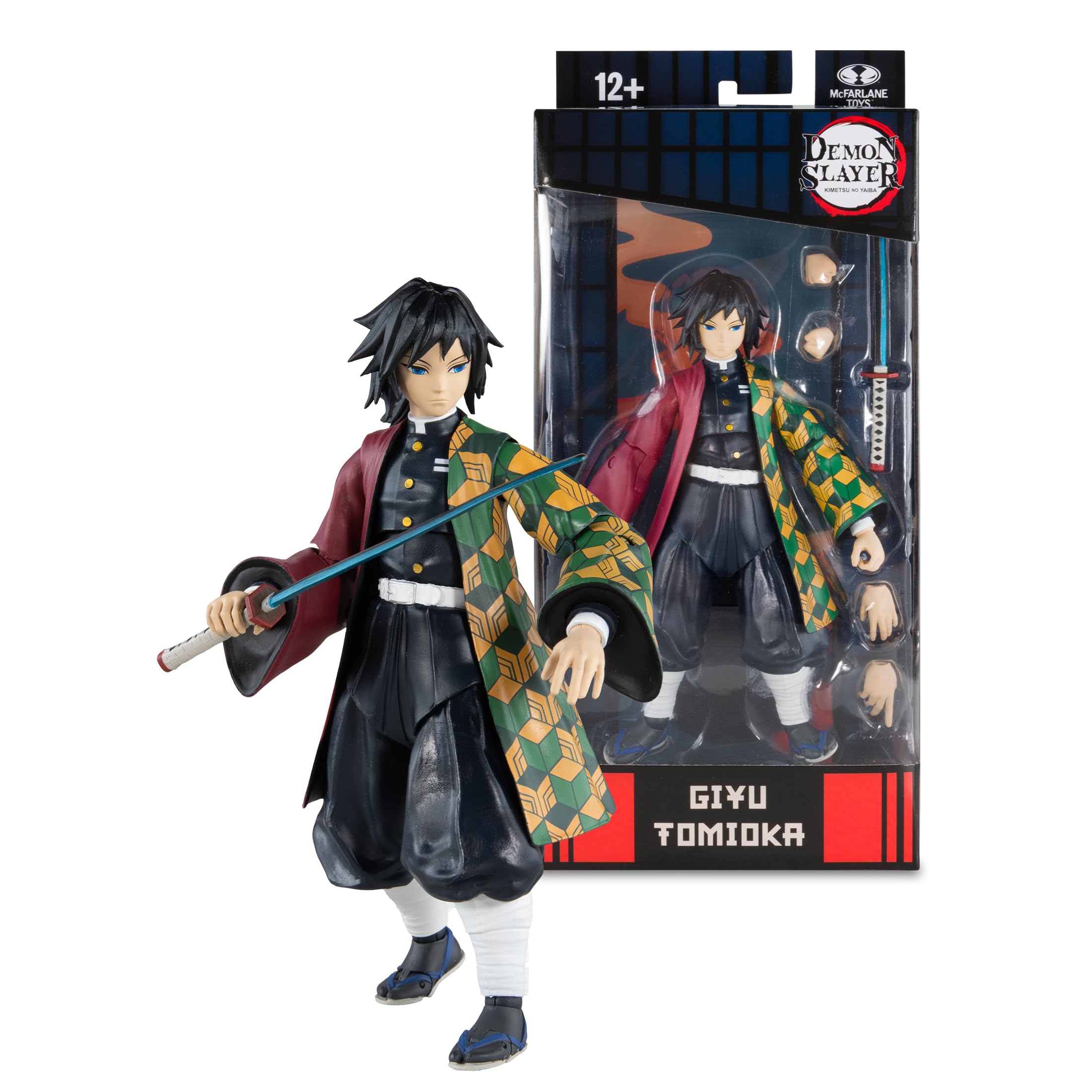 McFarlane Demon Slayer Giyu Tomioka action figure 17,8 cm con spada