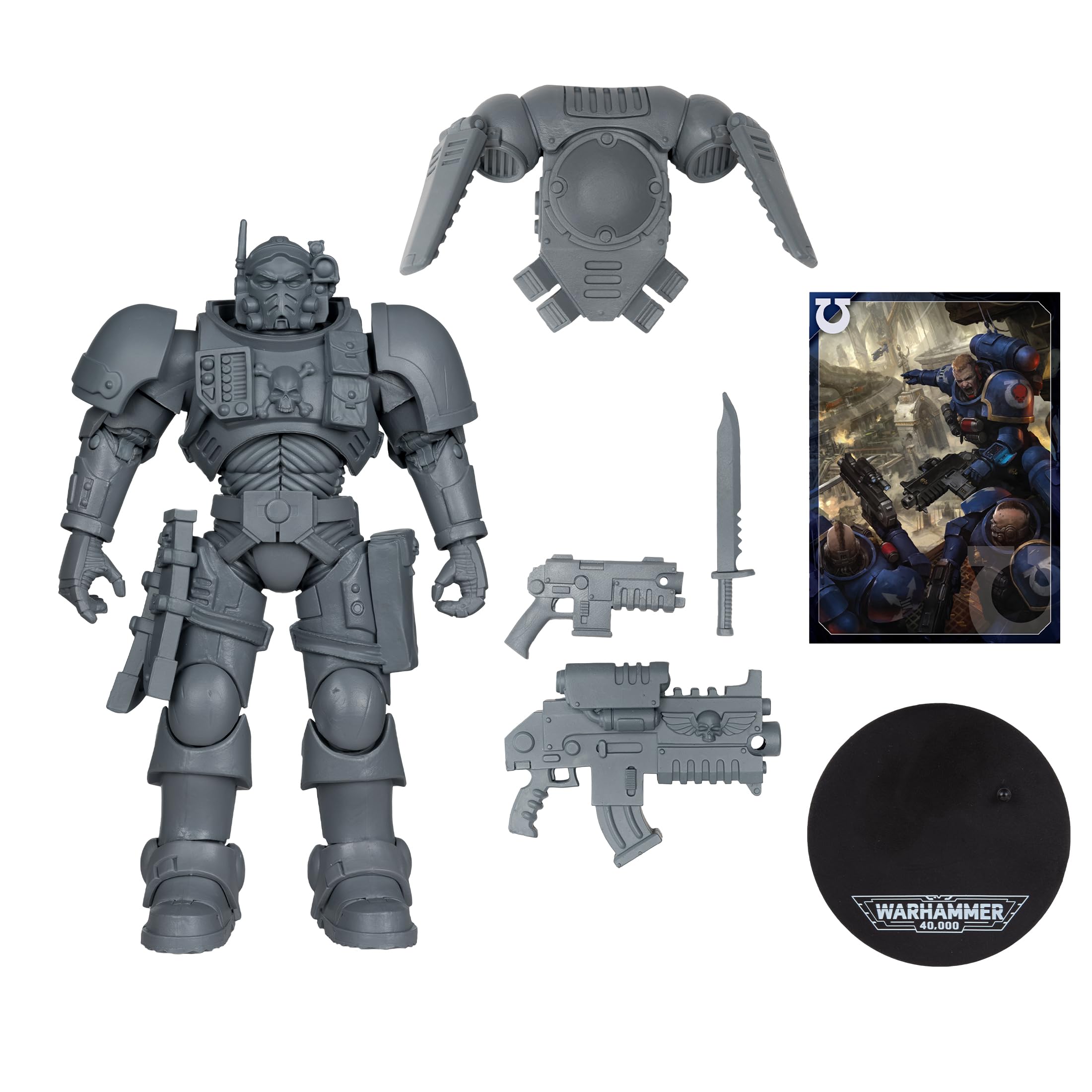 McFarlane Warhammer 40K Tenente Phobos Artist Proof 7" grigia
