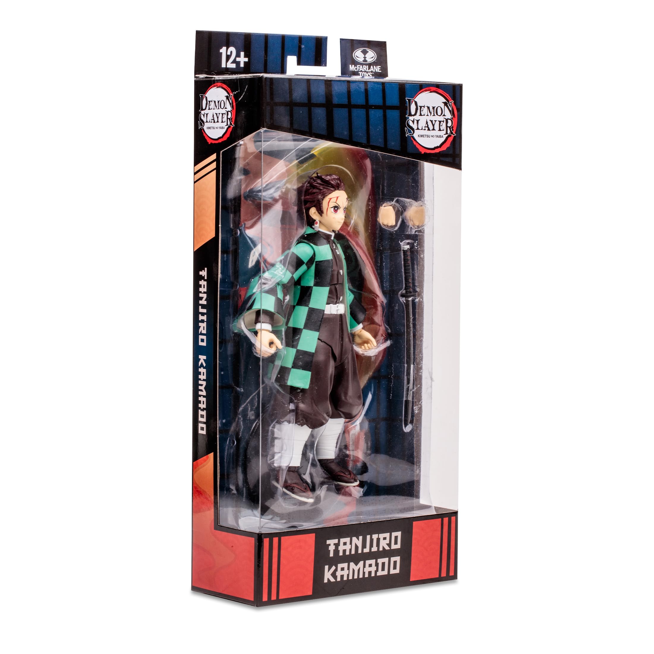 McFarlane Demon Slayer WV3 Tanjiro Kamado figura 7" battaglia Rui
