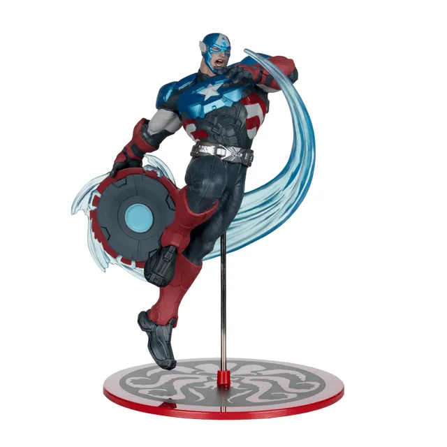 McFarlane Marvel Rivals Captain America statua 1:10 20 cm