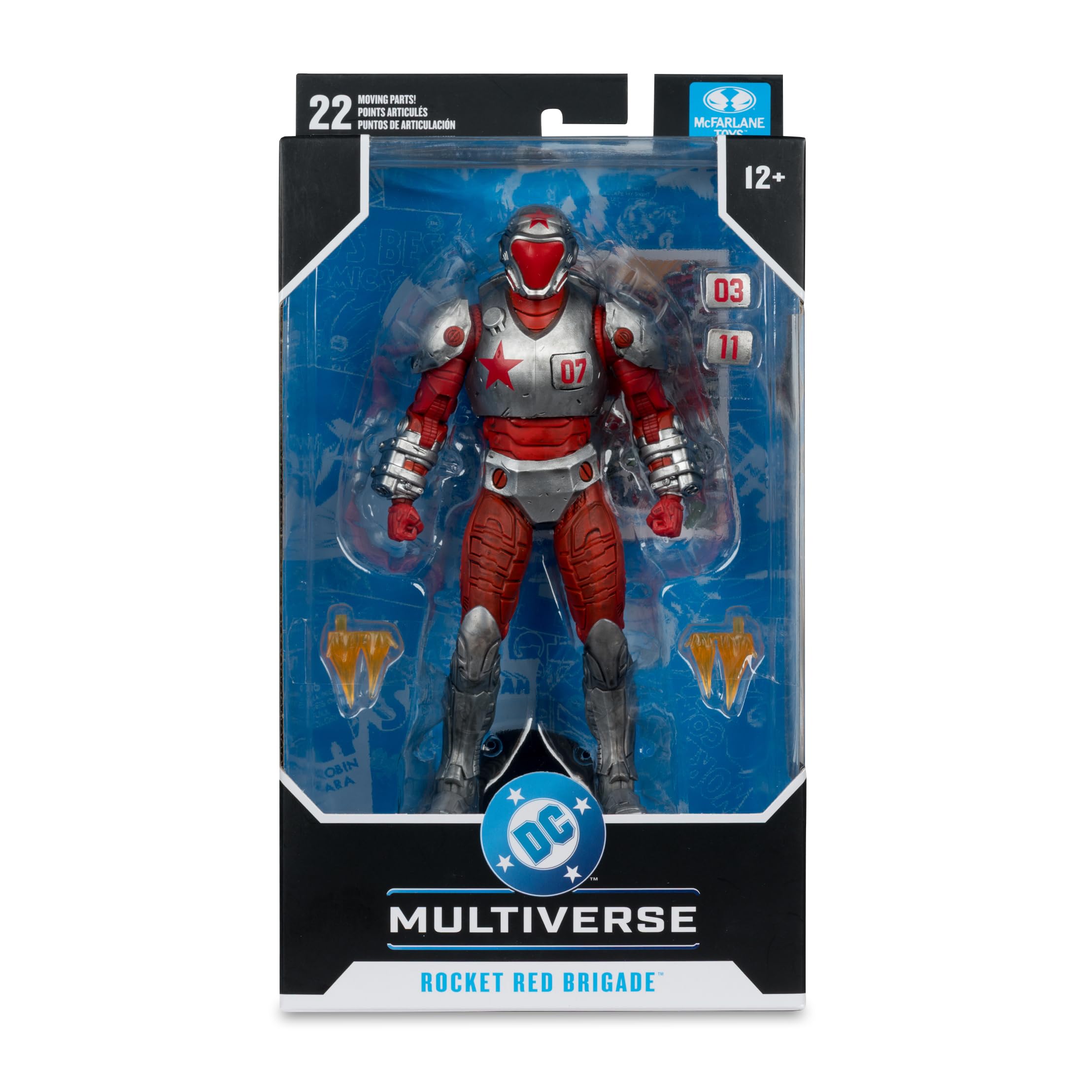 McFarlane DC Multiverse Rocket Red Brigade 17,8 cm action figure