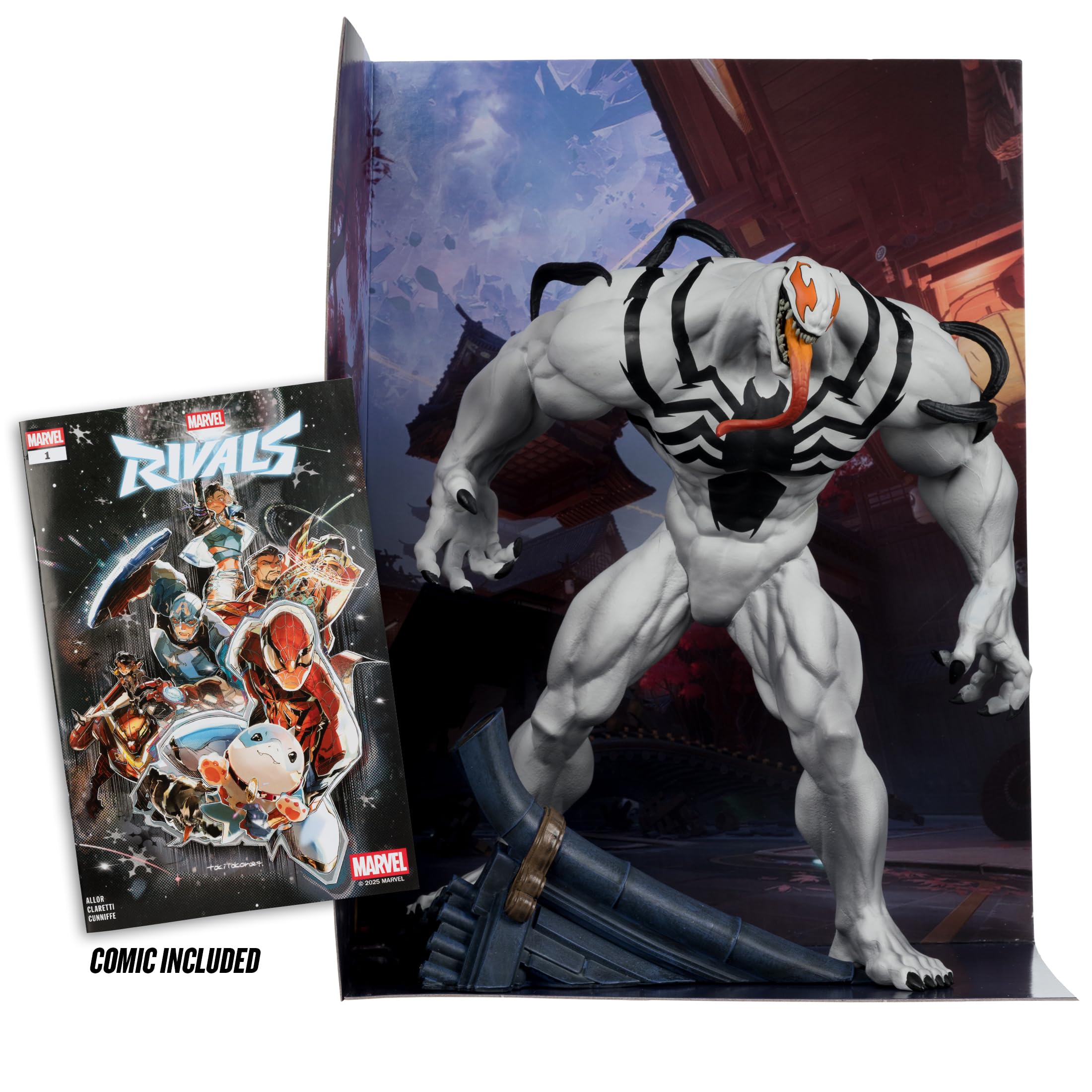 McFarlane Marvel Rivals Venom Red Platinum e Hulk set 2 figure 1:6