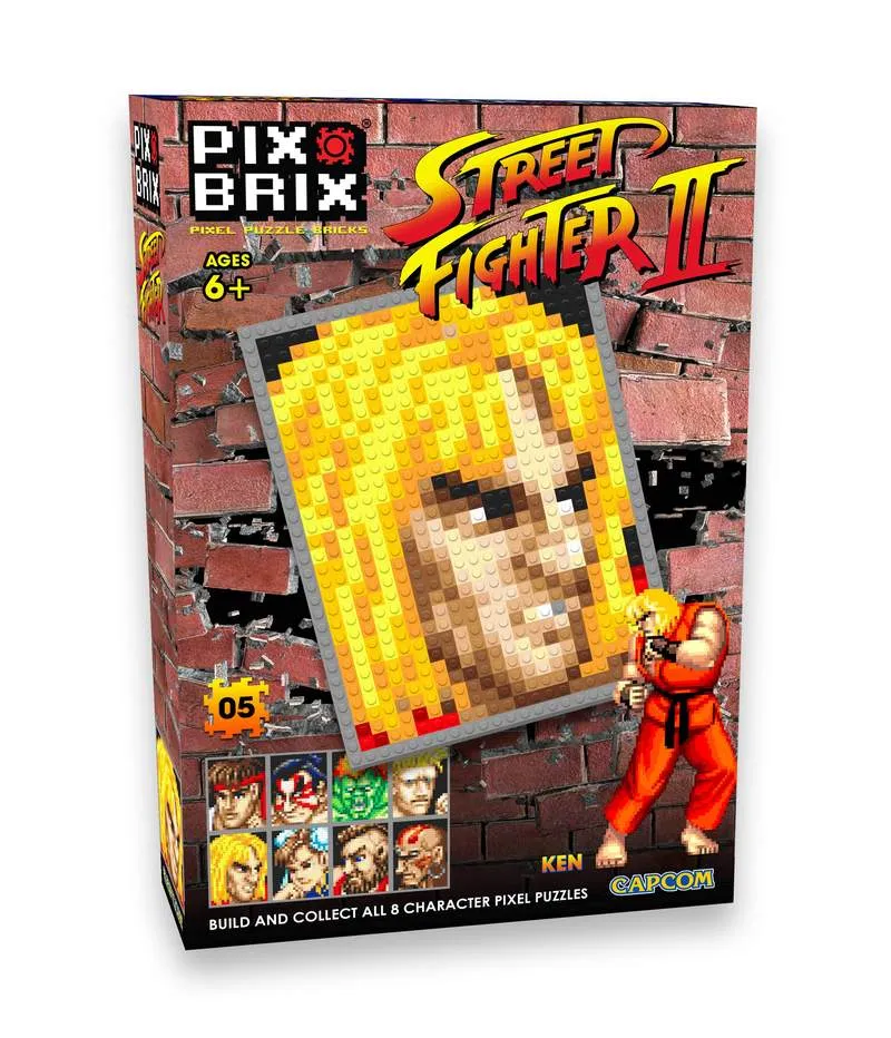 Arcade Story Pix-Brix Ken Street Fighter 2 puzzle 768 pezzi