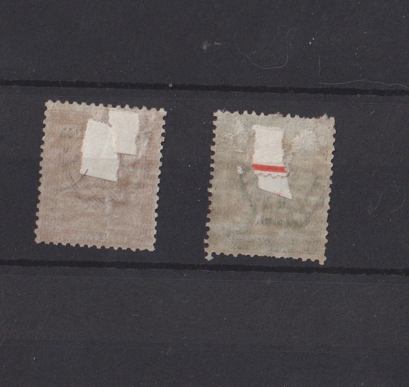 Regno d'Italia 1+2 cent De La Rue Eritrea francobolli MH