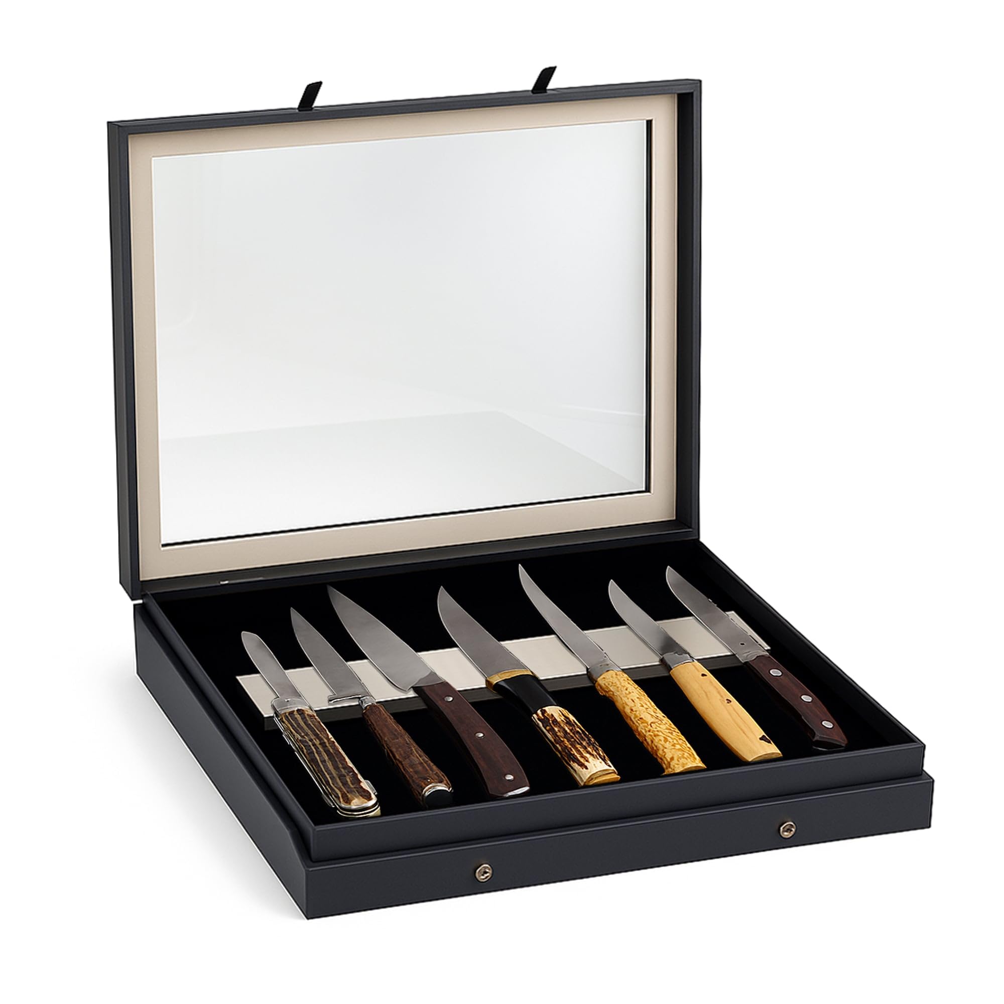 Safe Vitrinen 5269 Vetrina Coltelli Black Edition Vetro