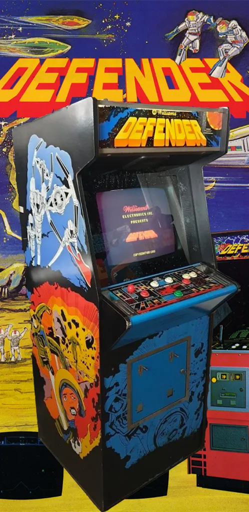 Arcade Story Arcade Defender 1981 cabinato Williams