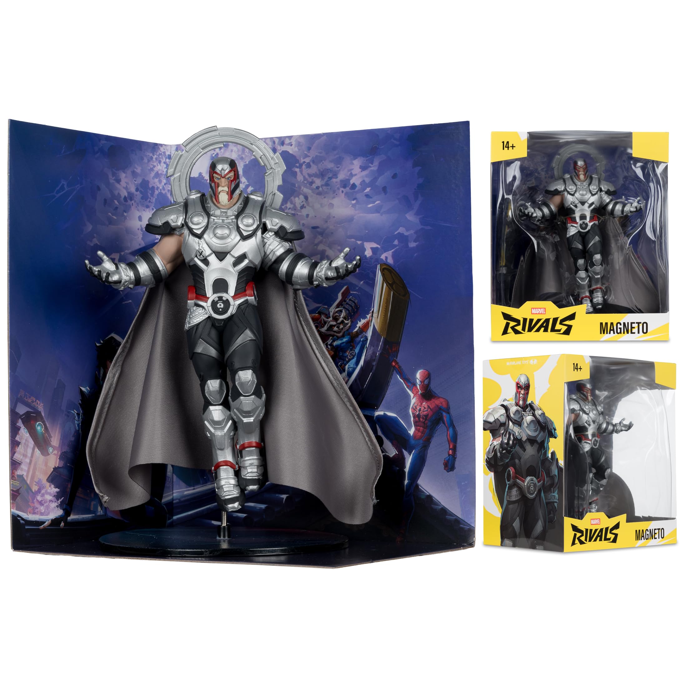 McFarlane Marvel Rivals Magneto action figure 1:10 20,3 cm