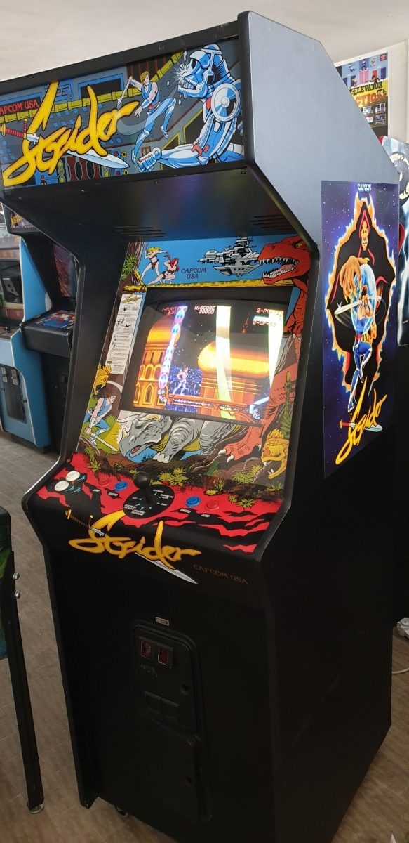 Arcade Story Picchiaduro Strider cabinato arcade 1989