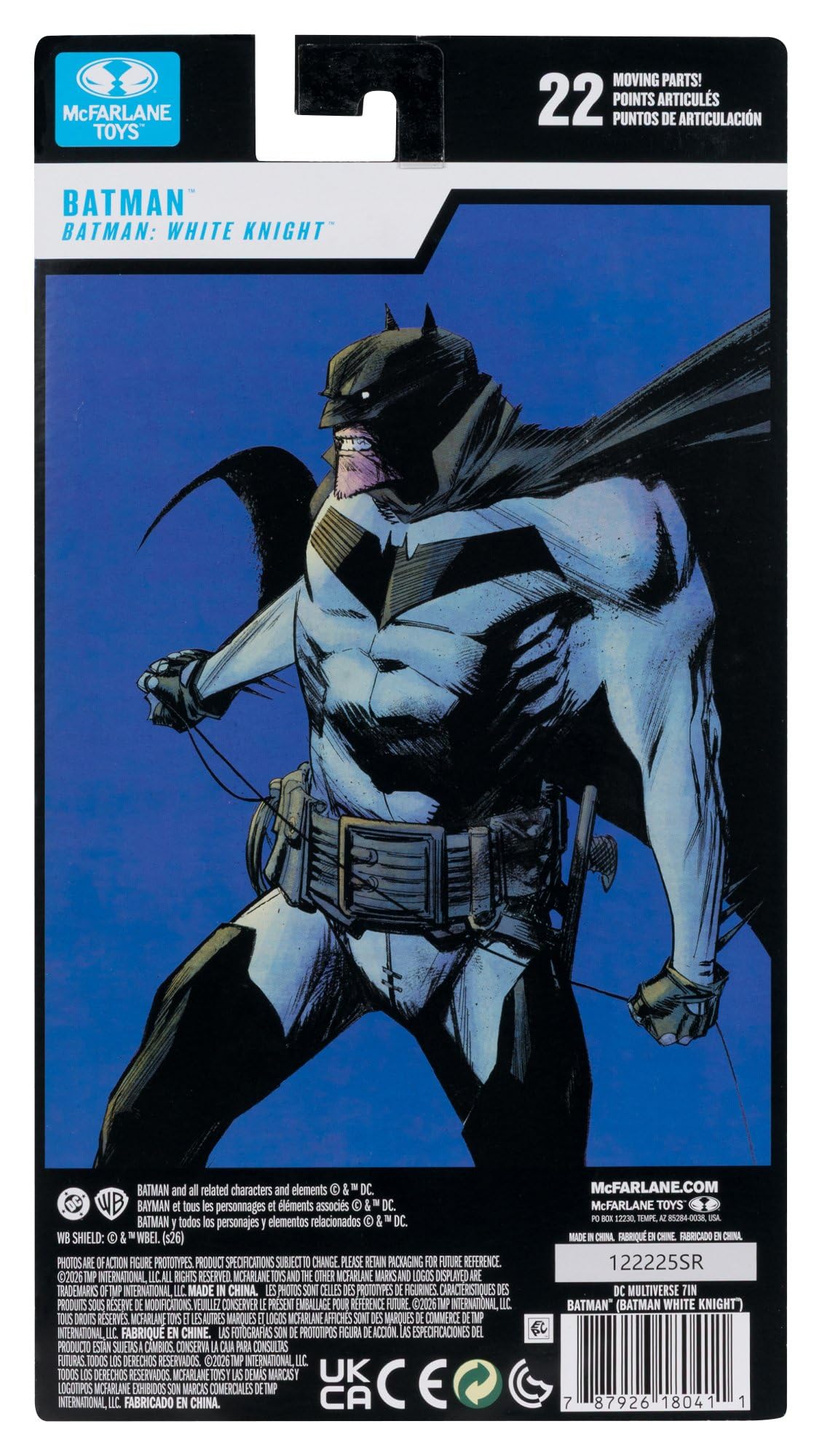 McFarlane DC White Knight Batman Figure 18 cm Blister