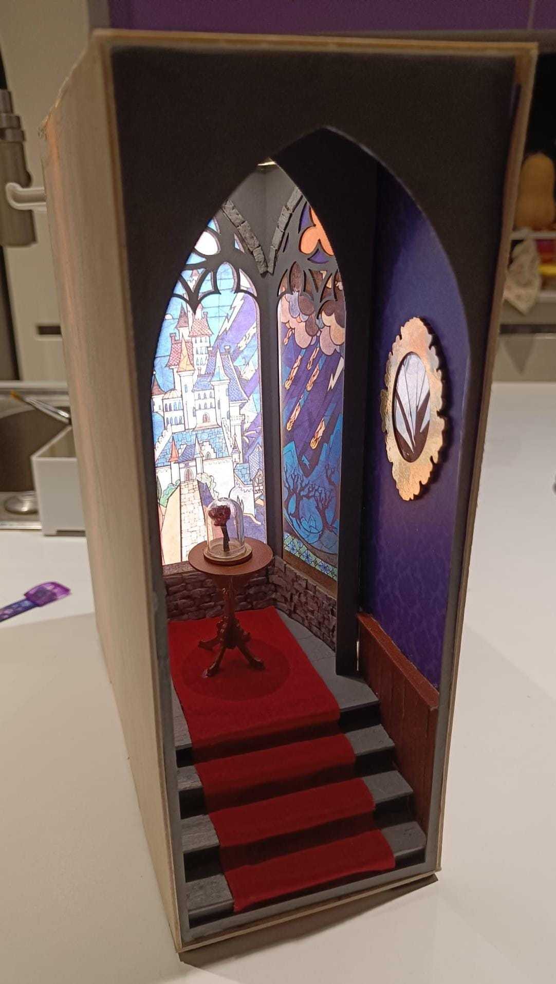 L'Atelier di Zelda Scenari Incantati Bella e Bestia book nook