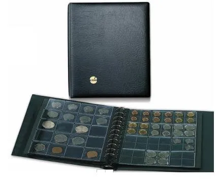 SAFE Münzalben Coin Combi album monete nero 11 anelli