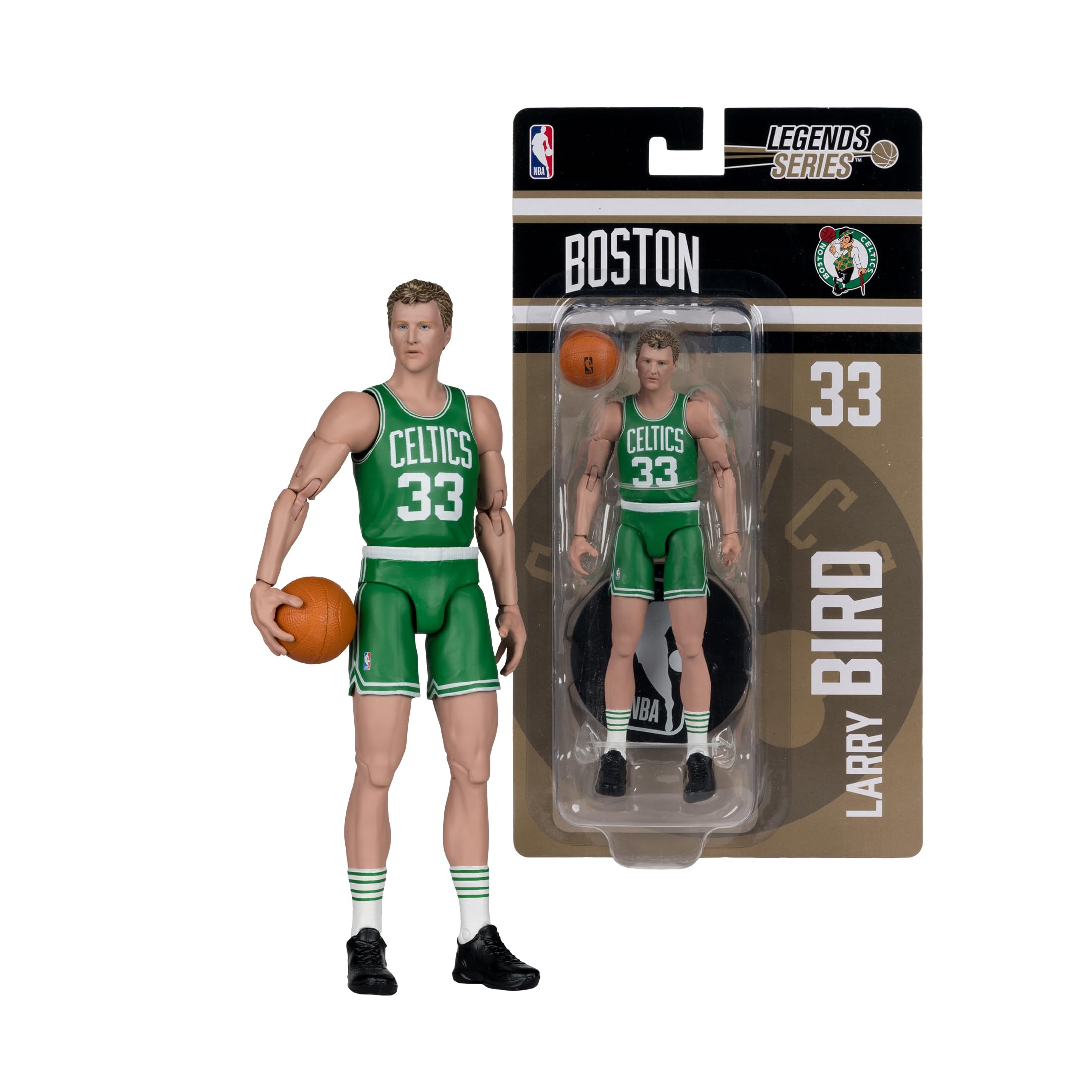 McFarlane NBA Legends Larry Bird action figure 15 cm articolata