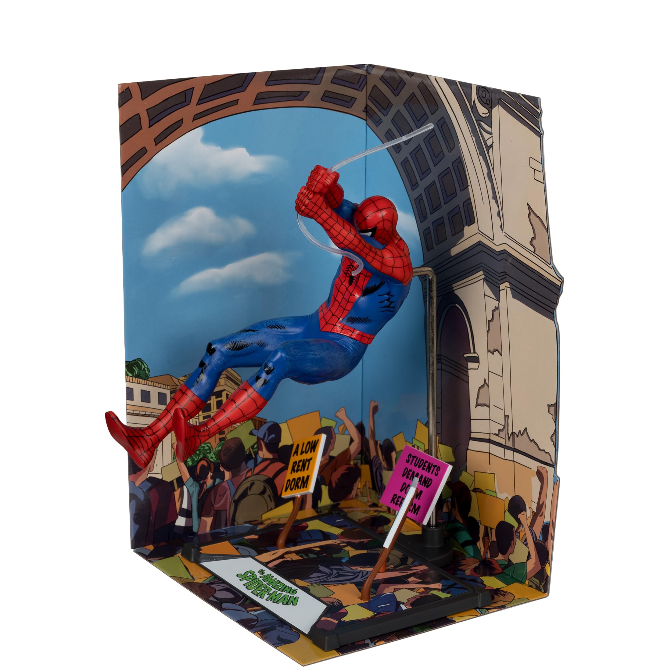McFarlane Marvel Spider-Man Gold Label Amazing 68 statua 1:10 scena