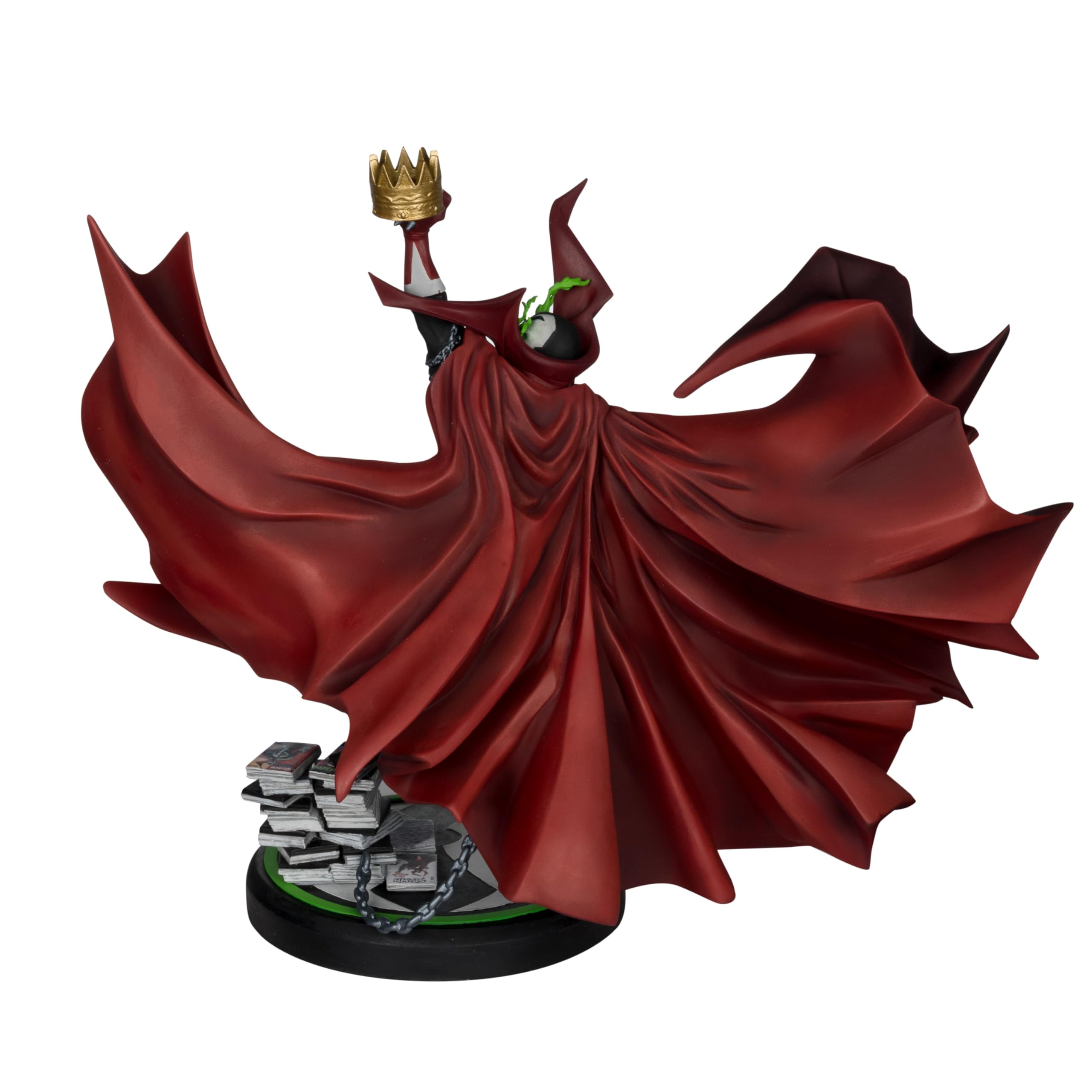 McFarlane Spawn 301 Statua Resina 1:10 Nero Bianco Rosso