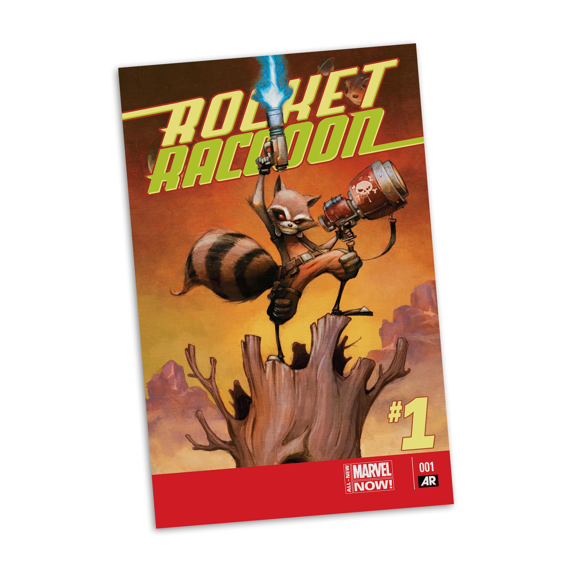 McFarlane Marvel Rocket Raccoon statua 1:6 con fumetto