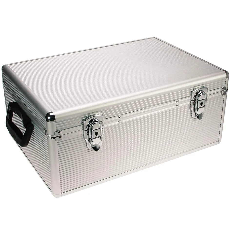Safe 216 Valigetta Alluminio 510 CD DVD con Serratura
