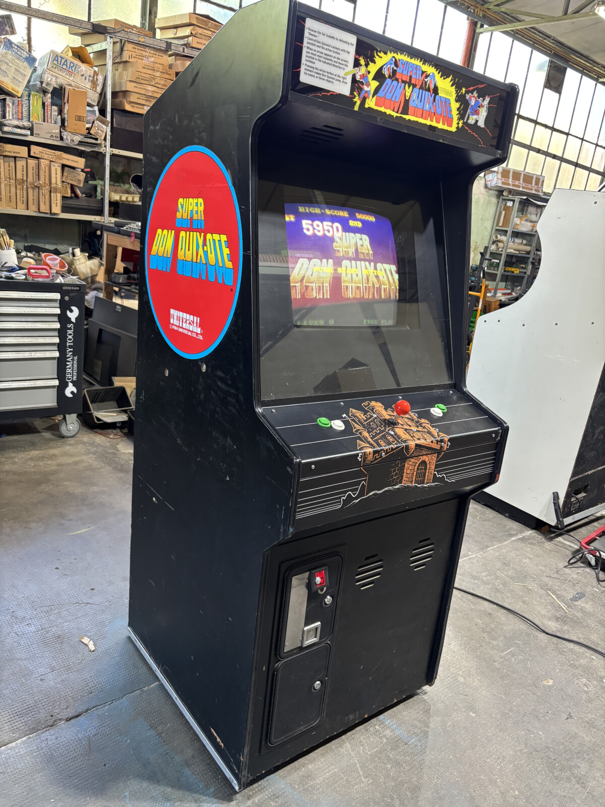 Arcade Story Arcade Super Don Quix-ote cabinato arcade laser