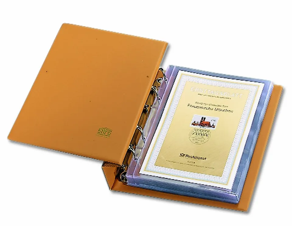 Safe 7892 Album cartoline blu 20 buste per 40 lettere