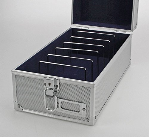 Safe 161 valigia monete alluminio con chiave divisori