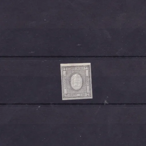Regno Sardegna 1861 1 cent. per stampati francobollo MNH