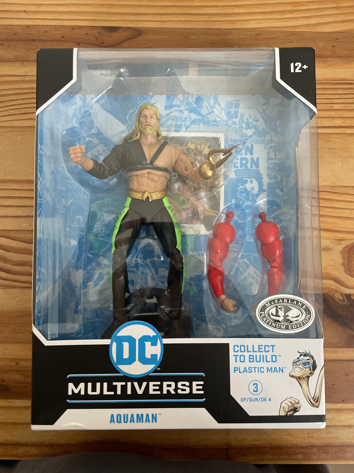 McFarlane DC Multiverse Aquaman JLA action figure 7" tridente