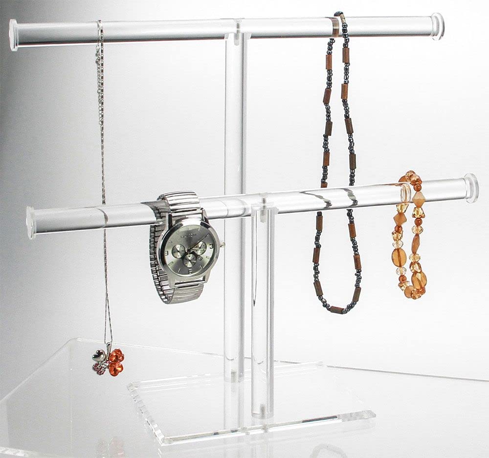 SAFE Präsentationsständer Espositore Gioielli Acrilico 30x26,5cm 2 Livelli
