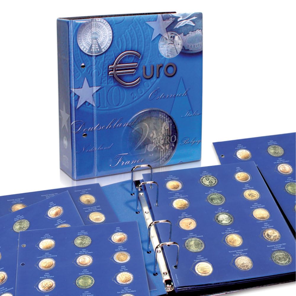 Safe TOPset 7822B1 album monete 2 euro 2004-2013